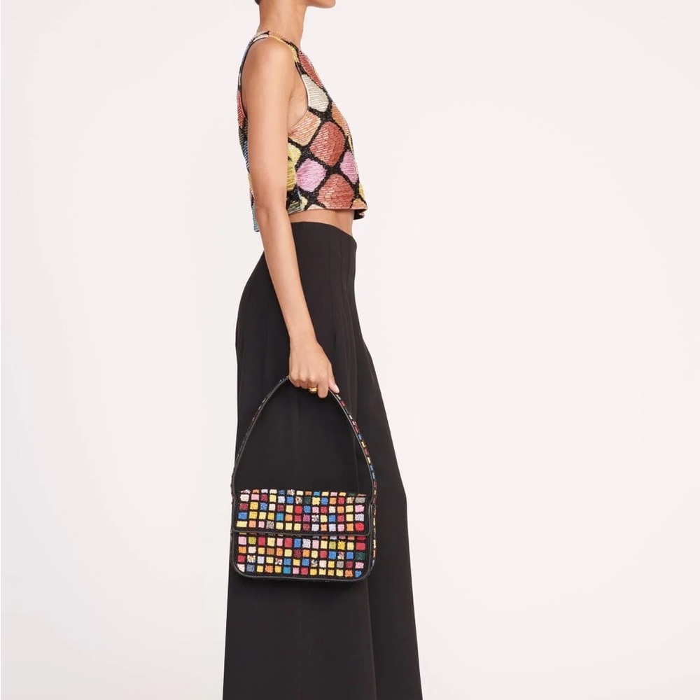 NWT STAUD Tommy Dance Floor Beaded Bag - Picture 3 of 13